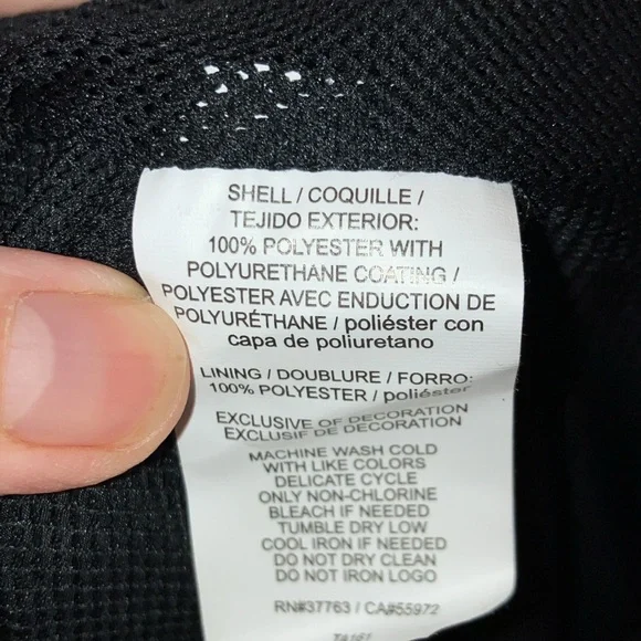 Men’s large hooded windbreaker with pockets - Picture 6 of 8